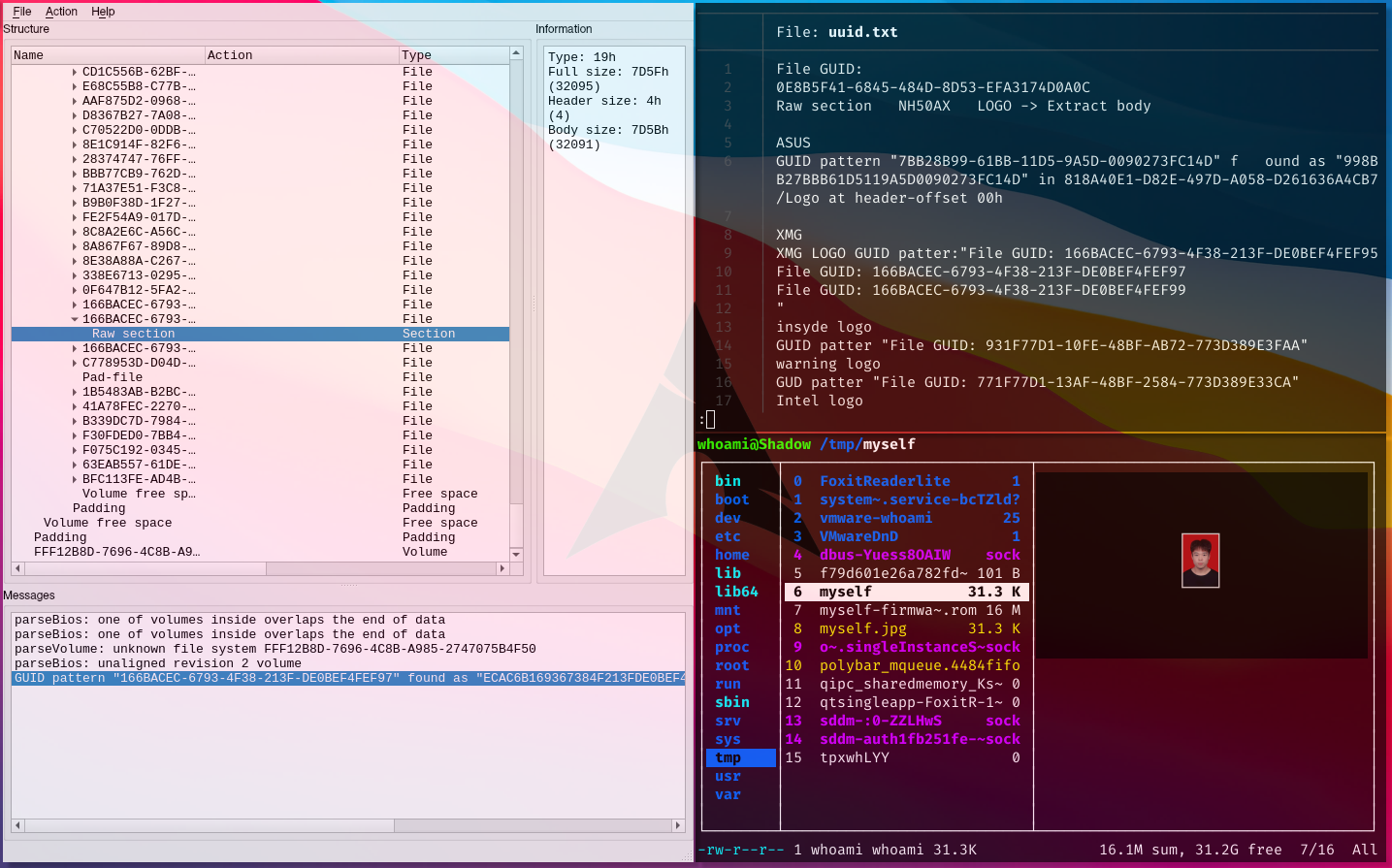 修改XMG Apex15 Bios Logo