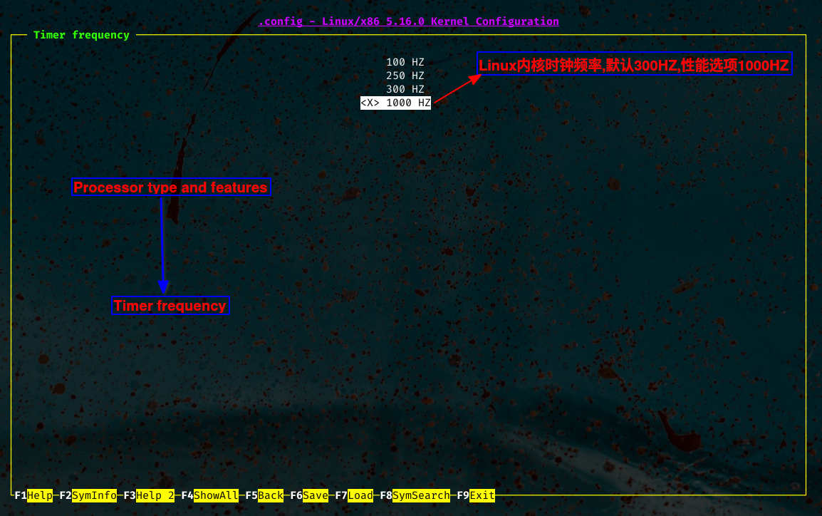 配置内核时钟频率