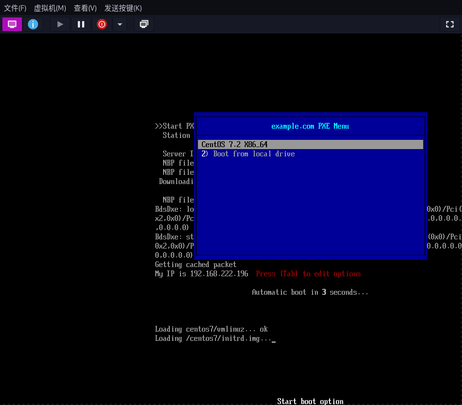 载入Kernel和initramfs