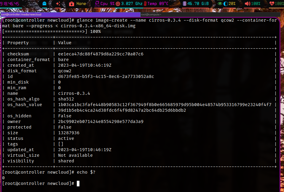 上传镜像至OpenStack中