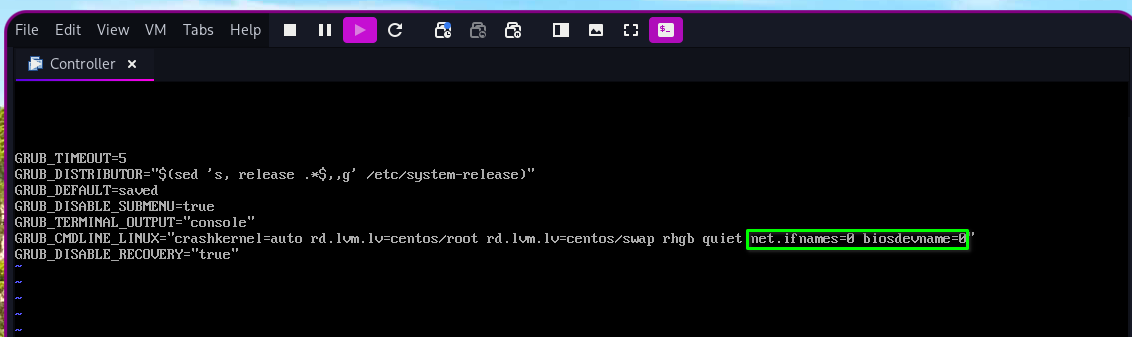 增加此內核參數,保持一致性網絡設備命名規範