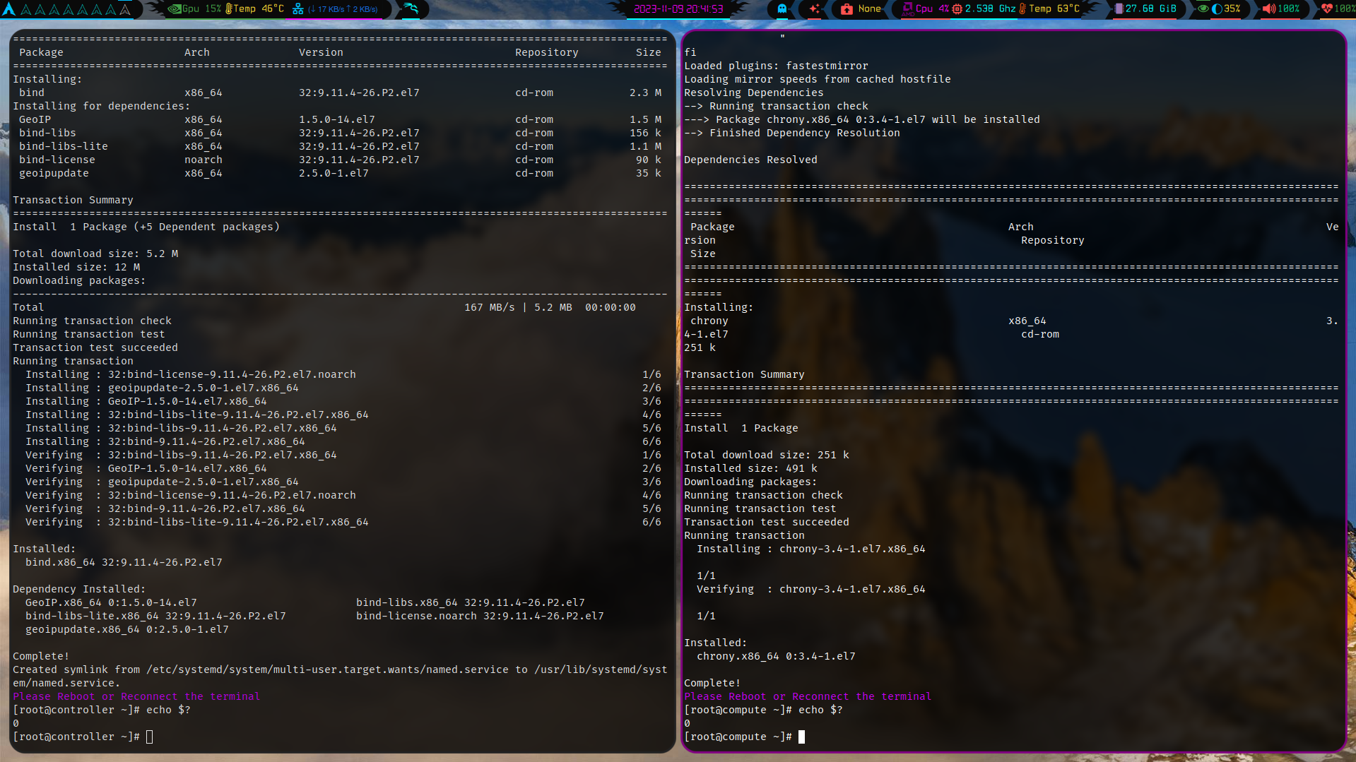 執行iaas-pre-host腳本