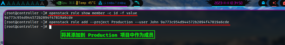 将其添加到 Production 项目中作为成员